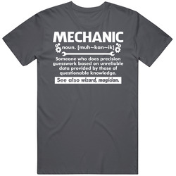 Mechanic Definition T Shirt Mechanic Definition T Shirt