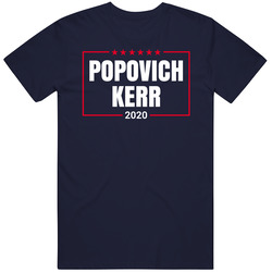 Popovich Kerr For President 2020 Golden State Basketball Fan T Shirt