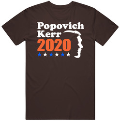 Gregg Popovich Steve Kerr For President 2020 Golden State Basketball E