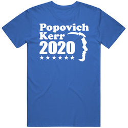 Popovich Kerr For President 2020 Golden State Basketball Election Paro