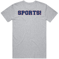 Sports! Blue And Red T Shirt