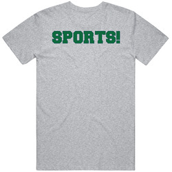 Sports! Green And Blue T Shirt