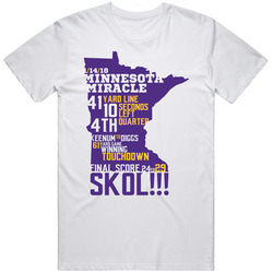 Minnesota Miracle Football T Shirt