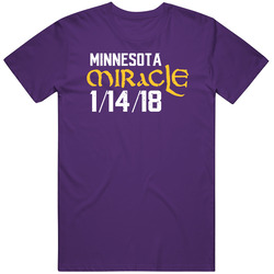 Minnesota Miracle 1/14/18 Football T Shirt
