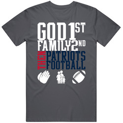 God Family New England Football T Shirt