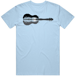 Tree Line Guitar Silhouette T Shirt