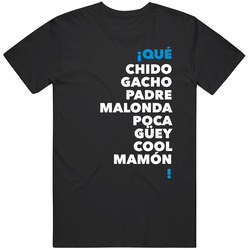 Que Chido Gacho Cool Spanish Slang Funny T Shirt Camiseta Playera T Sh