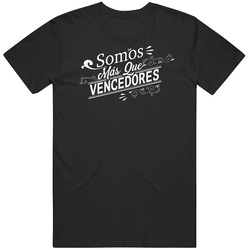 Somos Mas Que Vencedores Tipografia Camiseta Playera T Shirt