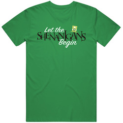Let The Shenanigans Begin Irish Green Ireland St Patrick's Day T Let The Shenanigans Begin Irish Green Ireland St Patrick's Day T