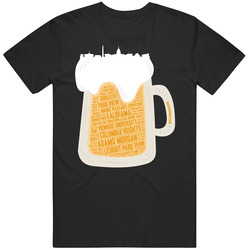 Washington Dc Neighborhoods Beer Typography T Shirt Washington Dc Neighborhoods Beer Typography T Shirt