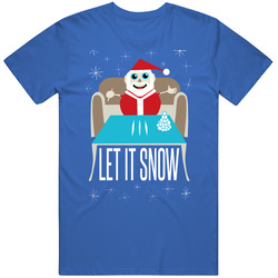 Let It Snow Walmart Snowman Doing Drugs Funny Ugly Sweater T Shirt