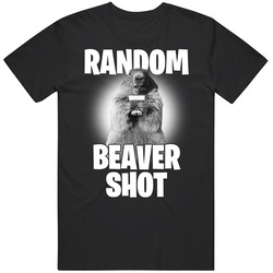 Random Beaver Shot Funny Meme T Shirt