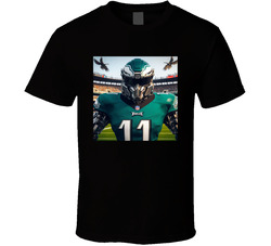 Aj Megajawn Brown Aj Brown T Shirt