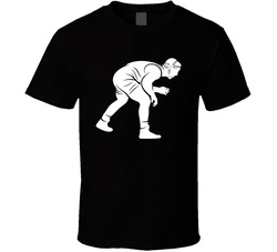 Wrestling Crouch Silhouette T Shirt Wrestling Crouch Silhouette T Shirt