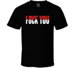Love You Fuck Word Mashup T Shirt Love You Fuck Word Mashup T Shirt