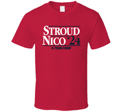 Cj Stroud Will Anderson 2024 H-town Comin' For President Style T 