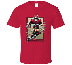 Christian Mccaffrey Running Towards You T Shirt