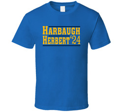 Jim Harbaugh Justin Herbert For President 2024 T Shirt