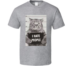 I Hate People Grumpy Cat Shot T Shirt I Hate People Grumpy Cat Shot T Shirt