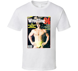 Kevin Von Erich Wrestling 84 Magazine Distressed Look Cover T Shirt