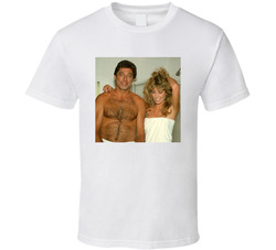 Joe Namath Farrah Fawcett Commercial T Shirt