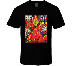 Tyson Fury Vs Oleksandr Usyk Ring Of Fire Boxing Fan T Shirt