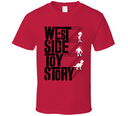 West Side Toy Story Movie Mashup T Shirt