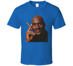 Michael Jordan Cigar Aficionado T Shirt