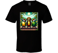 Three Little Birds Reggae Music Fan T Shirt