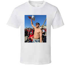 Patrick Mahomes Shirtless Holding Trophy T Shirt