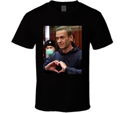 Alexei Navalny Heart Hands Supporter T Shirt Alexei Navalny Heart Hands Supporter T Shirt
