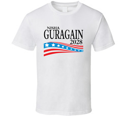 Nisha Guragain For President 2028 T Shirt Nisha Guragain For President 2028 T Shirt