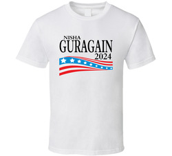 Nisha Guragain For President 2024 T Shirt Nisha Guragain For President 2024 T Shirt