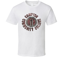 Compton Community College Retro T Shirt Compton Community College Retro T Shirt