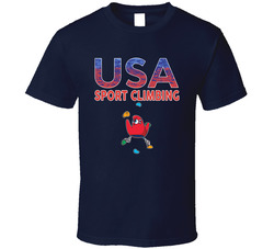 Team Usa Sport Climbing Paris 2024 Sports T Shirt