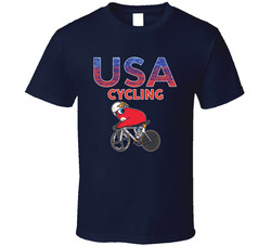 Team Usa Cycling Paris 2024 Sports T Shirt