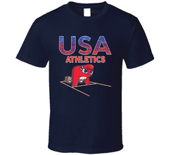 Team Usa Athletics Paris 2024 Sports T Shirt