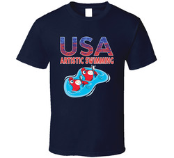 Team Usa Artistic Swimming Paris 2024 Sports T Shirt