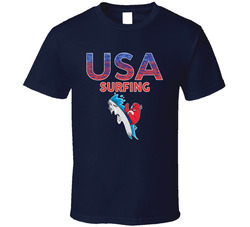 Team Usa Surfing Paris 2024 Sports T Shirt