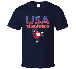 Team Usa Taekwondo Paris 2024 Sports T Shirt