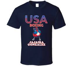 Jajaira Gonzalez Team Usa Boxing Paris 2024 Fan T Shirt