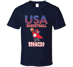 Breanna Stewart Team Usa Basketball Paris 2024 Fan T Shirt