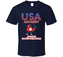 Jennifer Mucino-fernandez Team Usa Archery Paris 2024 Fan T Shirt