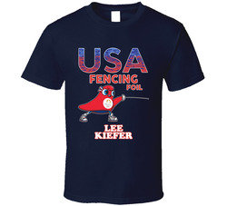 Lee Kiefer Team Usa Fencing Foil Paris 2024 Sports T Shirt