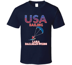 Lara Dallman-weiss Team Usa Sailing Paris 2024 Sports T Shirt