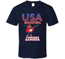 Vincent Hancock Team Usa Shooting Paris 2024 Sports T Shirt