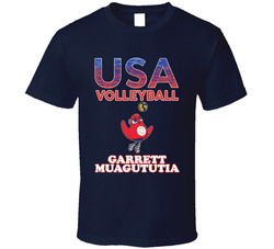 Garrett Muagututia Team Usa Volleyball Paris 2024 Sports T Shirt