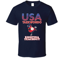 Kristina Teachout Team Usa Taekwondo Paris 2024 Sports T Shirt
