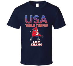 Lily Zhang Team Usa Table Tennis Paris 2024 Sports T Shirt