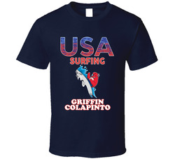 Griffin Colapinto Team Usa Surfing Paris 2024 Sports T Shirt